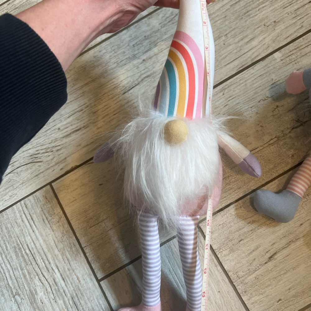 Famous Aldi spring mini Colorful Gnome Plush decor Set - Picture 8 of 9